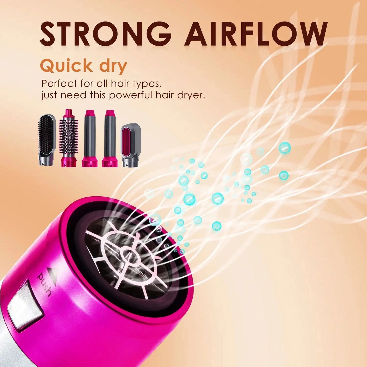 5-in-1 Hair Dryer & Styling Brush