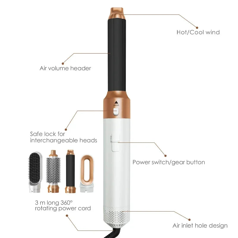 5-in-1 Hair Dryer & Styling Brush
